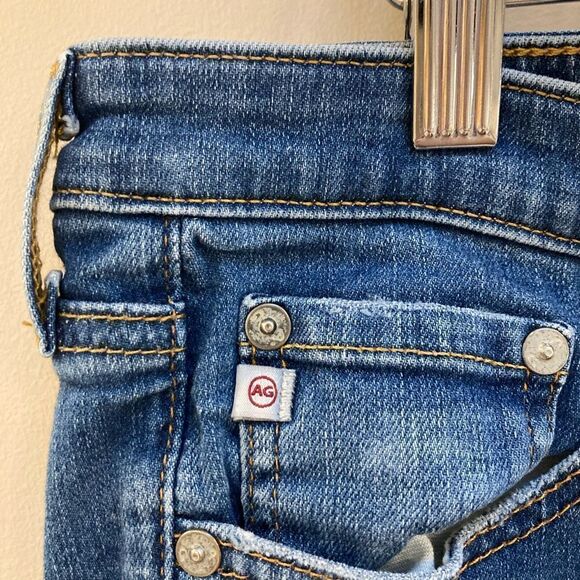 AG Adriano Goldschmeid The Stilt Cigarette Leg Distressed Destroyed Jeans - Picture 9 of 11